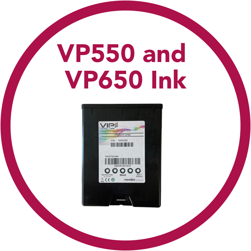 VP550 and VP650 Ink